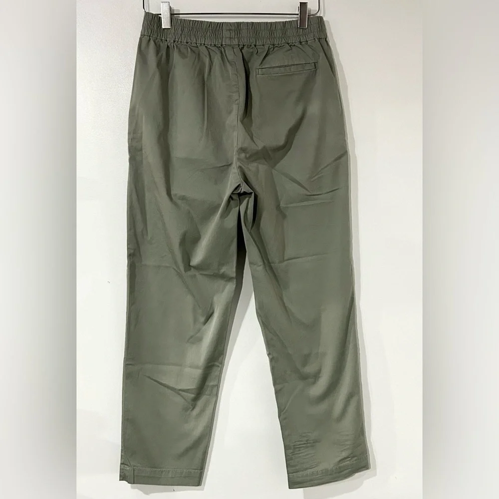 Everlane The Easy Chino Cotton Pull On Pant Light Sage Gray 6 Spring Casual‎